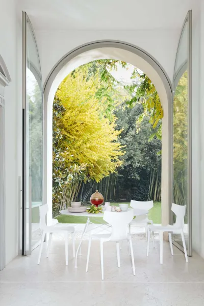 Vonkajší stôl GLOSSY OVAL, viac variantov - Kartell Farba: Černá/černá