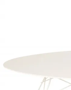 Vonkajší stôl GLOSSY OVAL, viac variantov - Kartell Farba: Černá/černá
