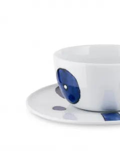 Yunokiware, čajová šálka s tanierikom - Alessi