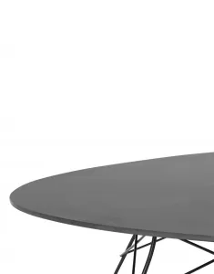 Vonkajší stôl GLOSSY OVAL, viac variantov - Kartell Farba: Černá/černá