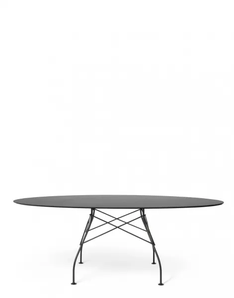 Vonkajší stôl GLOSSY OVAL, viac variantov - Kartell Farba: Bílá/bílá