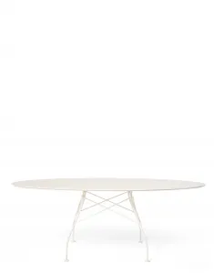 Vonkajší stôl GLOSSY OVAL, viac variantov - Kartell Farba: Černá/černá