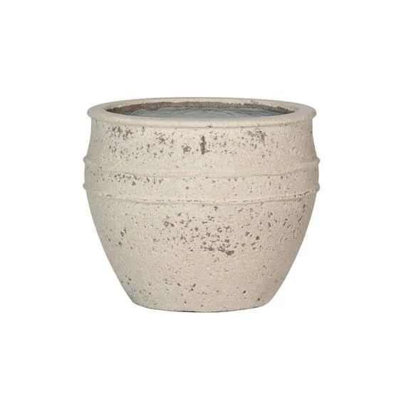 Pottery Pots Athena, kriedovo biela, viac veľkostí - Potterypots Rozměry: L: ⌀ 53,5 x 45 cm