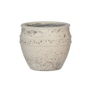 Pottery Pots Athena, kriedovo biela, viac veľkostí - Potterypots Rozměry: M: ⌀ 40,5 x 33 cm