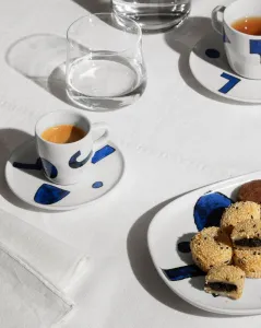 Yunokiware, šálka na espresso s tanierikom - Alessi