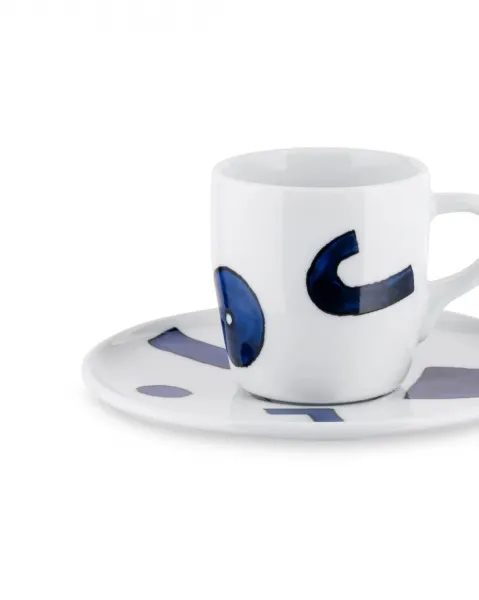 Yunokiware, šálka na espresso s tanierikom - Alessi