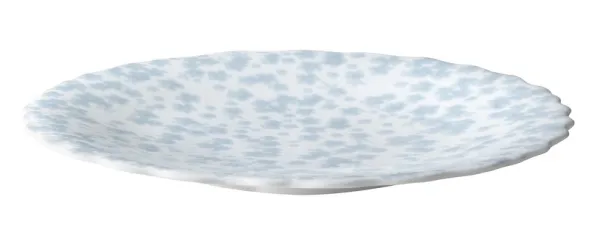 Modrý tanier 21 cm kolekcia Slåpeblom - Wik & Walsøe