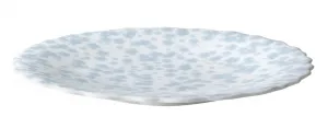 Modrý tanier 21 cm kolekcia Slåpeblom - Wik & Walsøe