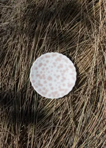 Ružový mini tanierik 13 cm kolekcia Slåpeblom - Wik & Walsøe