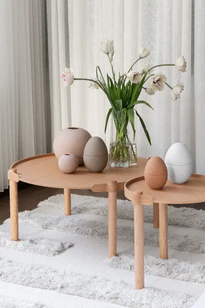 Stolík Woody 45 cm, dub - COOEE