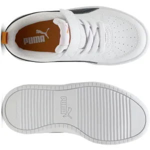 Puma RICKIE AC+PS Detská voľnočasová obuv, biela, veľkosť 32