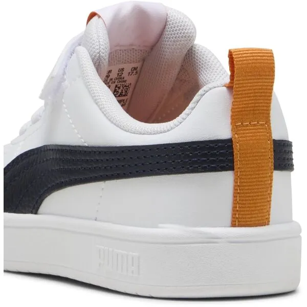 Puma RICKIE AC+PS Detská voľnočasová obuv, biela, veľkosť 32