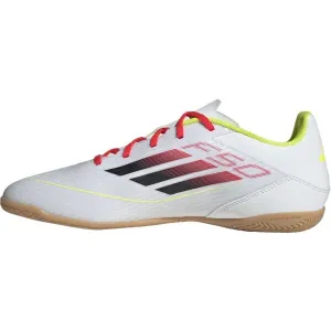 adidas F50 CLUB IN Pánska halová obuv, biela, veľkosť 46