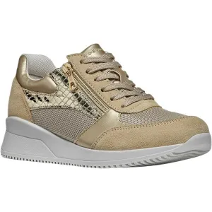 Beige Women's Geox Haleney Sneakers - Women's