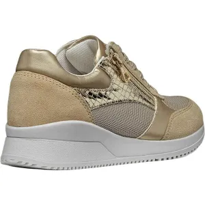 Beige Women's Geox Haleney Sneakers - Women's