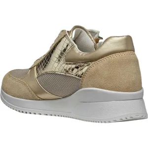 Beige Women's Geox Haleney Sneakers - Women's