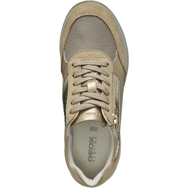 Beige Women's Geox Haleney Sneakers - Women's