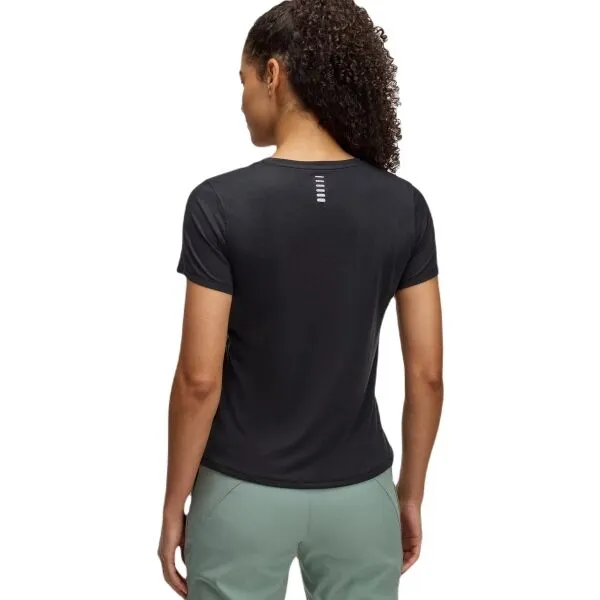 Under Armour LAUNCH CAMO Dámske tričko, čierna, veľkosť