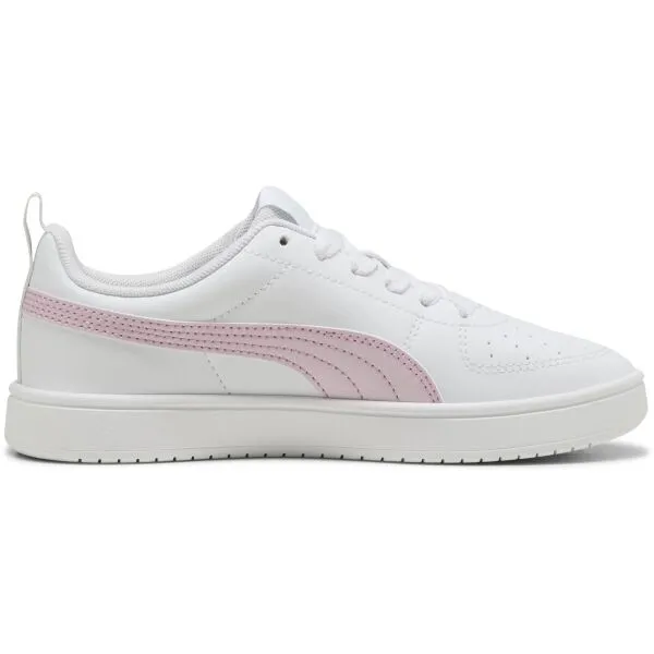 Puma RICKIE JR Detská obuv na voľný čas, biela, veľkosť 39