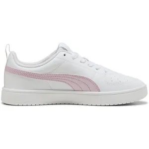 Puma RICKIE JR Detská obuv na voľný čas, biela, veľkosť 39