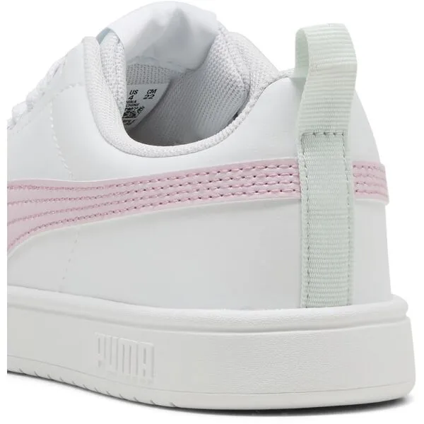 Puma RICKIE JR Detská obuv na voľný čas, biela, veľkosť 39