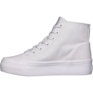 Calvin Klein VULC FLATFORM MID CV MG Dámske tenisky, biela, veľkosť