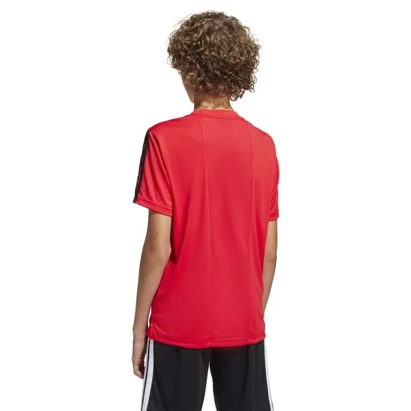 adidas JERSEY ESSENTIALS LOGO KIDS Detské tréningové tričko, červená, veľkosť
