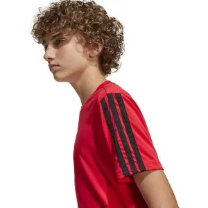 adidas JERSEY ESSENTIALS LOGO KIDS Detské tréningové tričko, červená, veľkosť