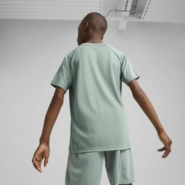 Puma ACTIVE SPORTS POLY CAT TEE B Chlapčenské tričko, zelená, veľkosť