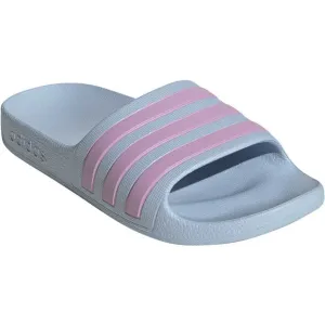 adidas ADILETTE AQUA K Detské šľapky, svetlomodrá, veľkosť