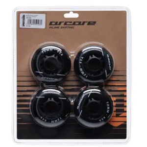 Arcore INLINE WHEELS 4PACK 72-82A Inline kolieska, čierna, veľkosť