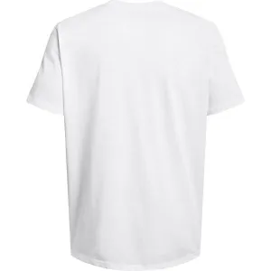 Under Armour LABEL Pánske tričko, biela, veľkosť