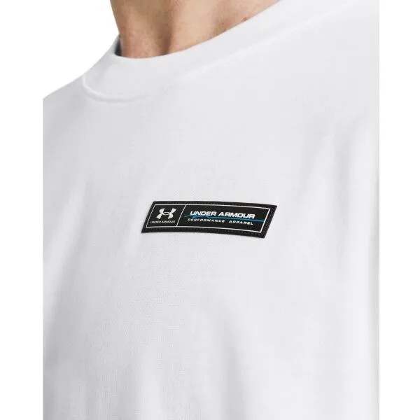 Under Armour LABEL Pánske tričko, biela, veľkosť