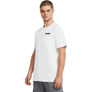 Under Armour LABEL Pánske tričko, biela, veľkosť