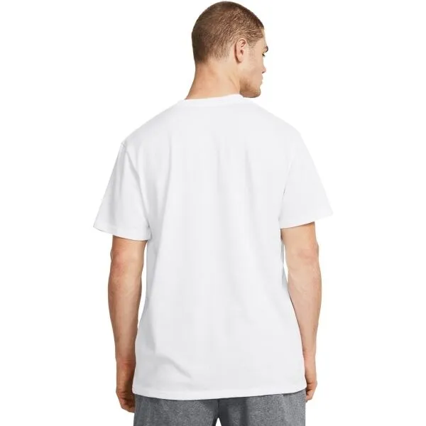 Under Armour LABEL Pánske tričko, biela, veľkosť