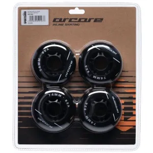 Arcore INLINE WHEELS 4PACK 74-82A Inline kolieska, čierna, veľkosť
