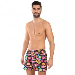 Pánske trenky Styx art klasická guma Pink Bubble (A1857) M, trenírky