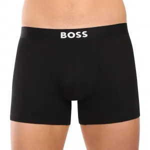 3PACK pánske boxerky BOSS čierné (50544272 001) L, trenky