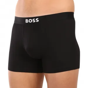 3PACK pánske boxerky BOSS čierné (50544272 001) L, trenky