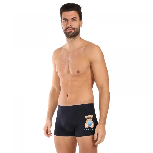 Pánske boxerky Cornette Tattoo modré (280/246) L, trenky