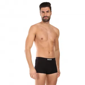 3PACK pánske boxerky BOSS čierné (50544263 001) M, trenky