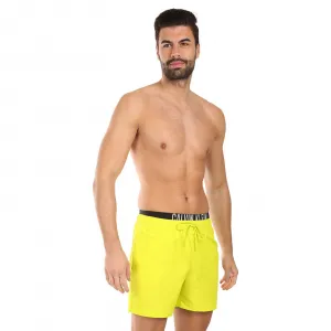 Pánske plavky Calvin Klein žlté (KM0KM01093-LRF) M