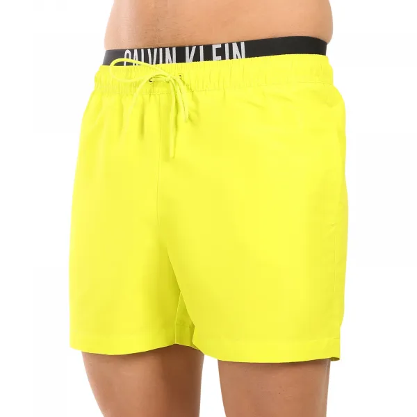 Pánske plavky Calvin Klein žlté (KM0KM01093-LRF) M