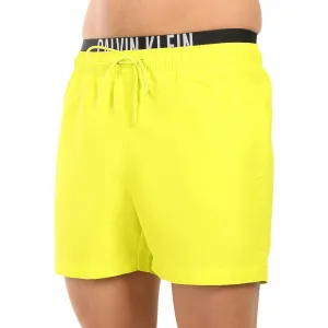 Pánske plavky Calvin Klein žlté (KM0KM01093-LRF) M