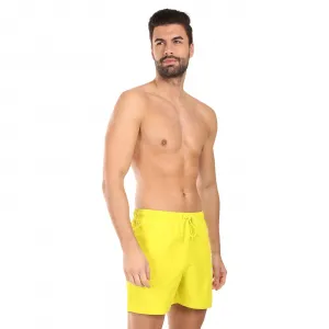 Pánske plavky Calvin Klein žlté (KM0KM01092-LRF) M