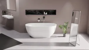 POLYSAN - REDUTA voľne stojaca vaňa liaty mramor 150x75x46cm, biela 72843