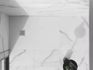 MEXEN - Stone+ sprchová vanička obdĺžniková 100x80, biela 44108010