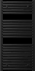 MEXEN - Helios vykurovací rebrík / radiátor 1200 x 600 mm, 664 W, čierna W103-1200-600-00-70