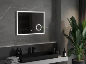 MEXEN - Kala zrkadlo s osvetlením 80 x 60, LED 6000K, 9820-080-060-611-00