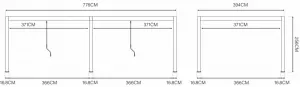 ArtRoja Bioklimatická hliníková pergola INTRO DUO voľne stojaca | antracit 8 x 4 m